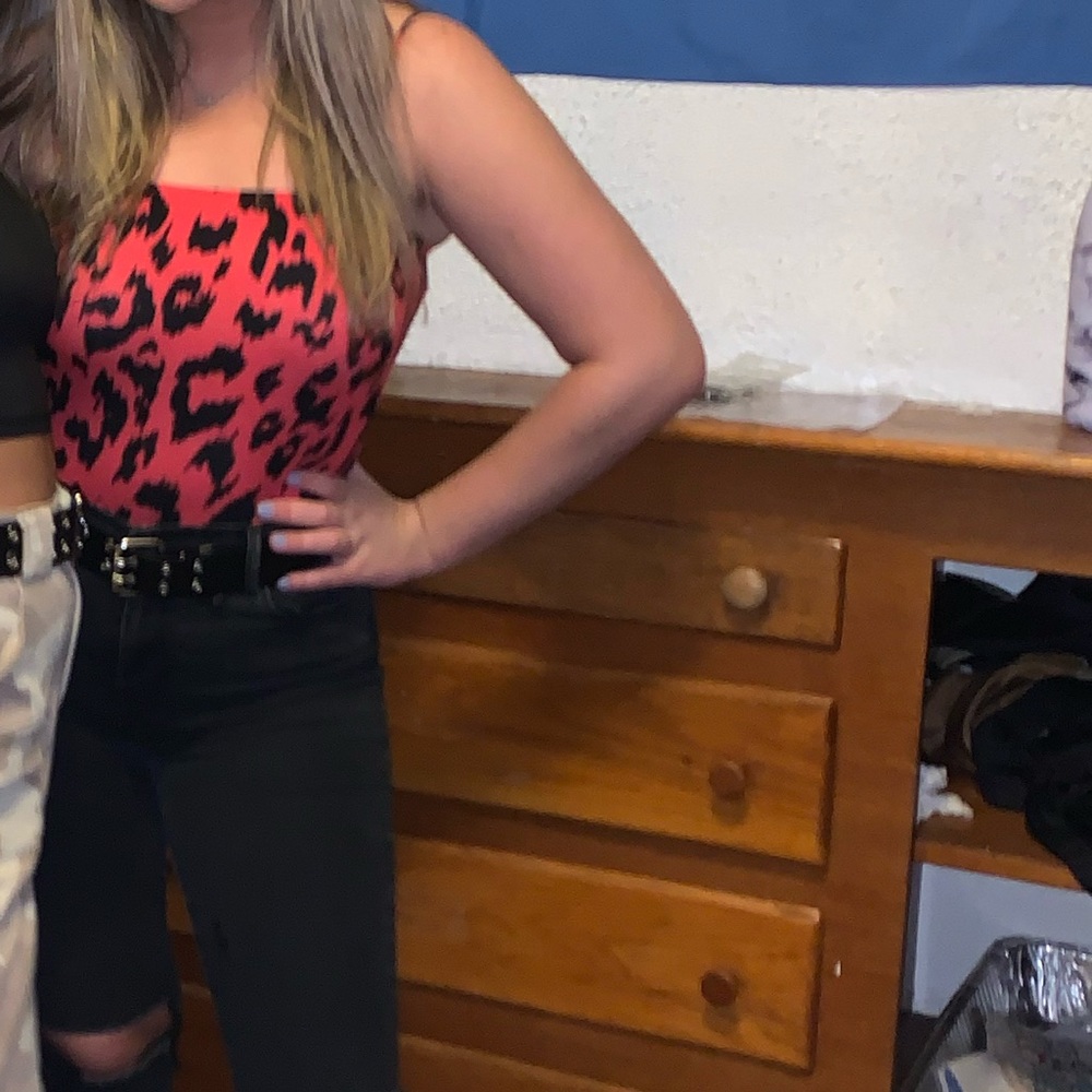 Red Cheetah Bodysuit